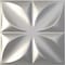 Ekena Millwork 19 5/8in. W x 19 5/8in. H Alexa EnduraWall Decorative 3D Wall Panel Covers 2.67 Sq. Ft. WP20X20ALCST - alternate 1